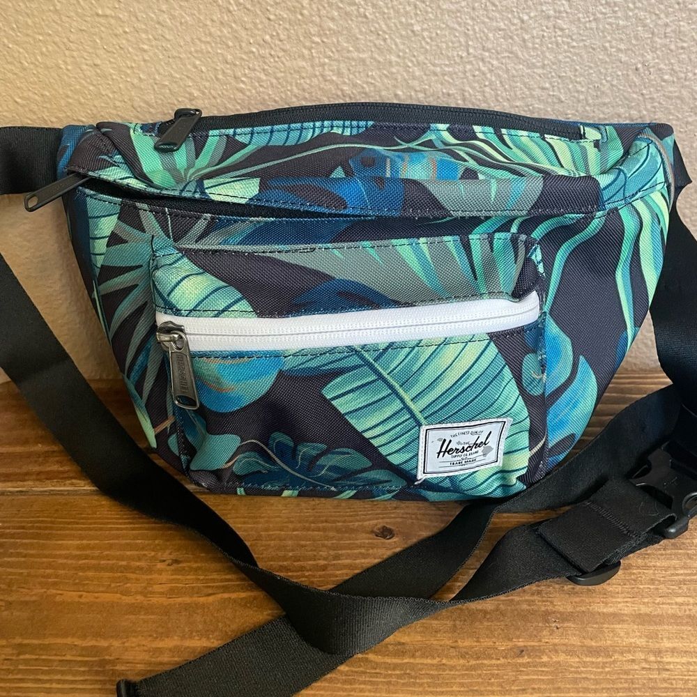 Herschel Tropical Print Fanny Pack - Picture 9 of 14